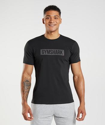 Gymshark Block Muške T Shirts Crne | HR 2514UZG